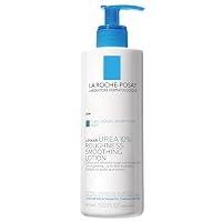 La Roche Posay Lipikar Lait Urea 10 %, Feuchtigkeitsspendende Körperlotion mit 10 % Urea, Beruhigende Körpermilch für sehr trockene Haut, Dreifach wirksame Hautpflege, 400 ml