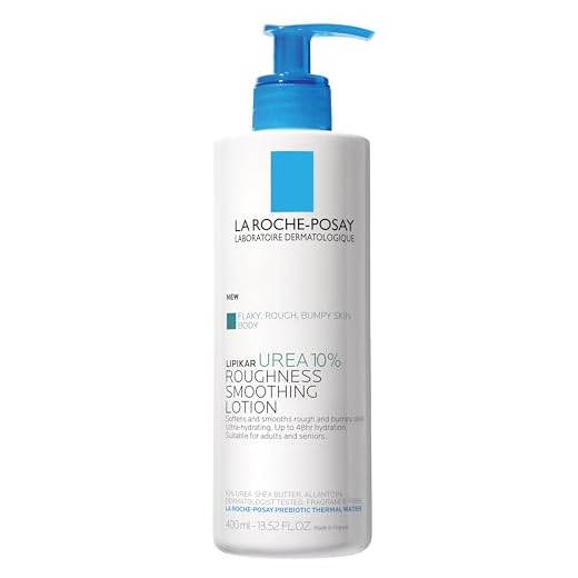 La Roche-Posay Lipikar Urea 10% Roughness Smoothing Lotion, Body Lotion For Dry Skin With 10% Urea + Shea Butter + Allantoin, Rough And Bumpy Skin Lotion, Softens & Smooths Skin With 1 Application