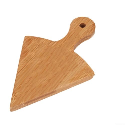 1 piatto per pizza, vassoio triangolare in legno per pizza, vassoi triangolari da 30,5 cm, tagliere per pizza, mini piatto per salumi per pizza party, picnic
