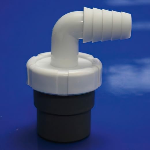 ABRISA Conector Conexion Macho PVC Toma Lavadora/Lavavajillas, Blanco, 0