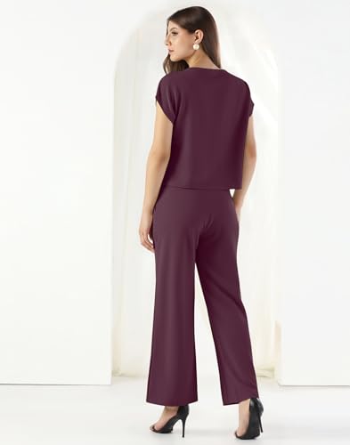 Image of Selvia Women's Tops and Trouser Co ord Set| Lycra Dress for Woman Stylish