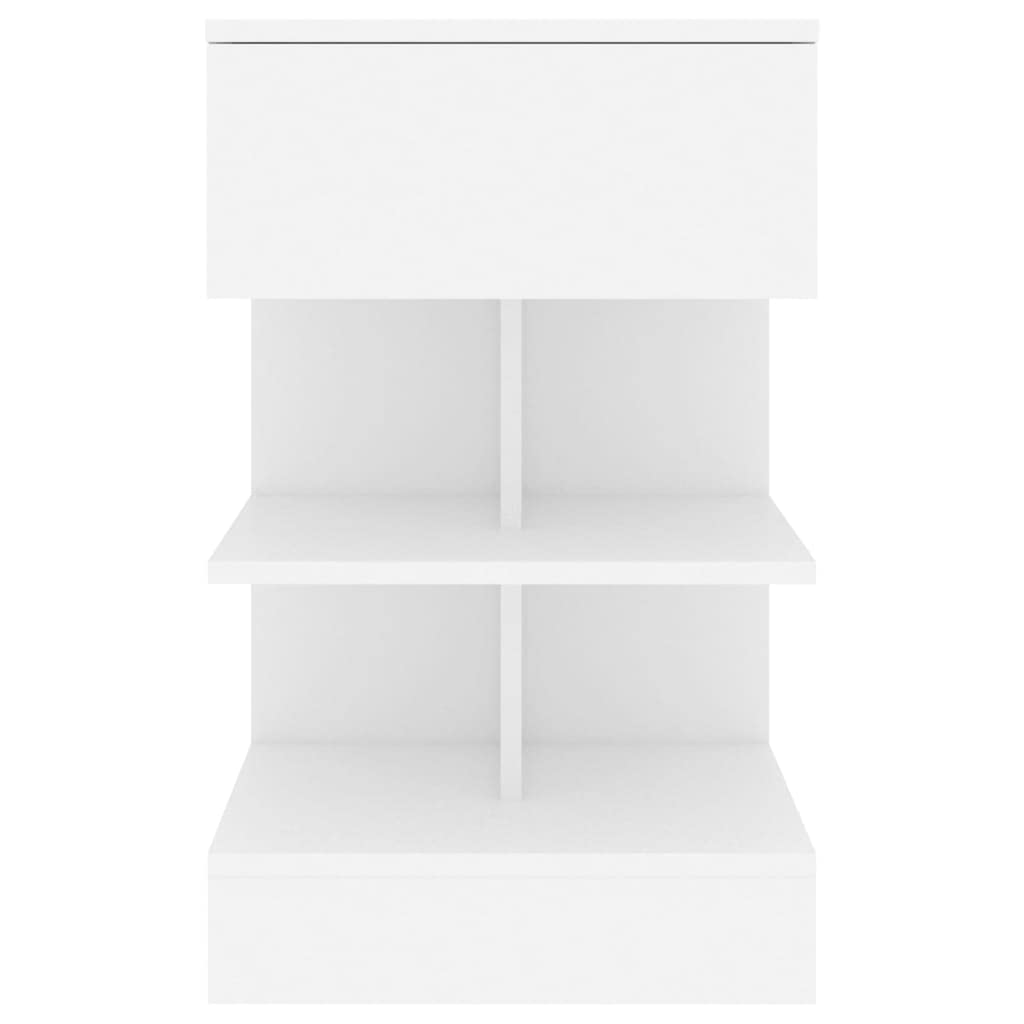 vidaXL Szafki nocne 2 szt. białe 40x35x65 cm, materiał drewnopochodny