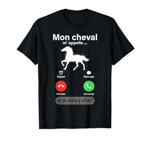 Le t-shirt humour cheval