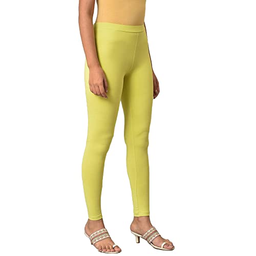 Image of W for Woman Women's Regular Fit High Rise Coral Cotton Jersey Tights