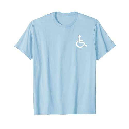 Handicap Schild für Rollstuhl, Behinderung T-Shirt
