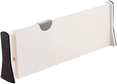 LTDHVE Separadores de cajones ajustables de plástico separador de cajones expandible para ropa utensilios de cocina suministros de oficina 1 unidad