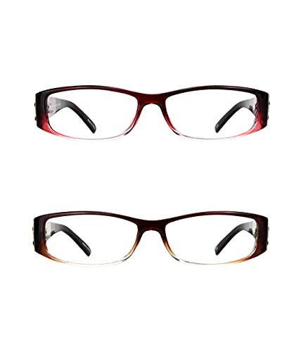 EYEBOGO Kaylee Stylish Reading Glasses for Women (2-Pack, 3.75)