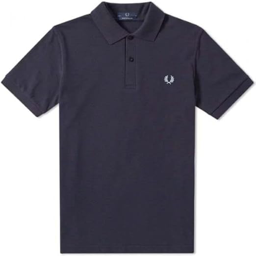 Fred Perry Reissues Original UK Plain Polo Navy Ice, blu, 46
