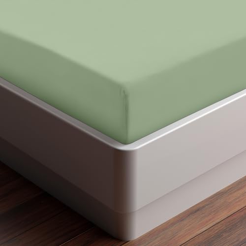 Utopia Bedding Fitted Sheet King, Sage, Deep Pocket 14 inch (35 cm), Easy Care, OEKO-TEX Certified - Image 4