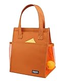 Fmeida Insulated Lunch Bag, Simple Lunch Tote Bags, Waterproof Thermal Cooler Lunch Kit, Reusable Ad