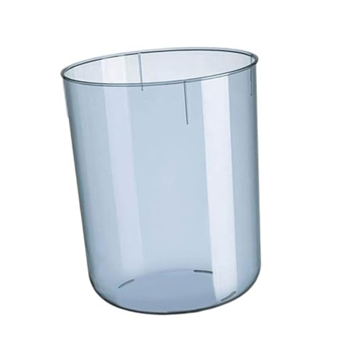 Caneca de basura transparente para hogar y oficina