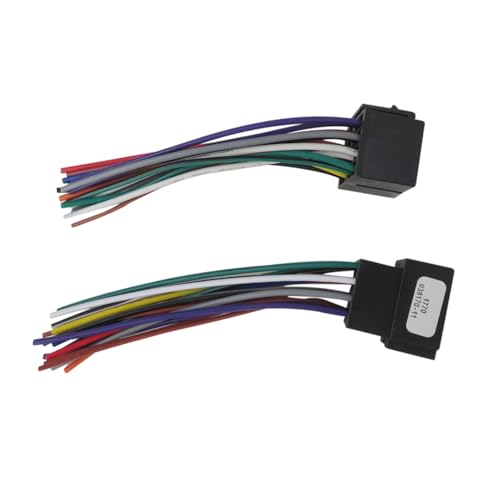 YYU Upgraded 16 Pin Radio Wiring Harness Adapter Male & Female for 2000-2005 Mercedes Benz ML320/ML500/W163/Ml320/Ml55