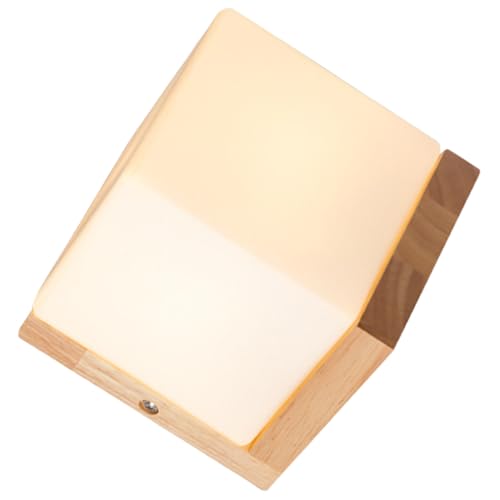 Aplique de pared para dormitorio LED 5W de bajo consumo y larga duración con cristal