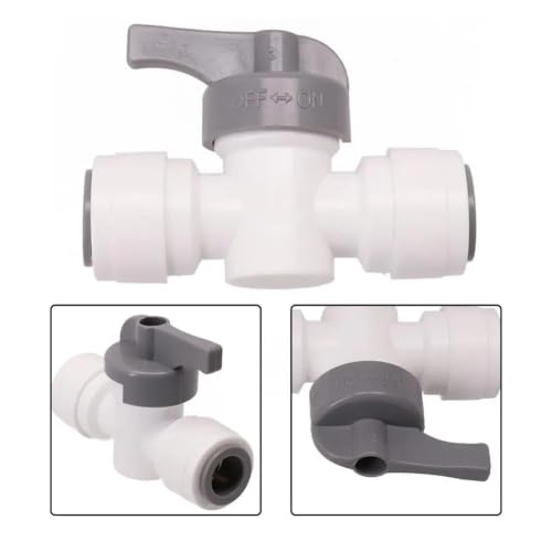 Robinet d'arrêt Quick-Fitting 12mm vanne de coupure eau pour système osmoseur - 8