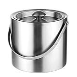 Hecho de material de acero inoxidable de alta calidad, este cubo es resistente a los arañazos y la abrasión.