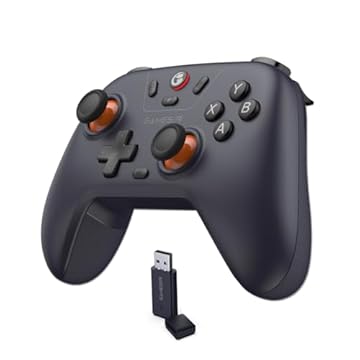 GameSir Nova Lite Wireless Controller – 2.4G & Bluetooth Gamepad for Windows PC, iPhone, Android, Switch & Steam Deck – Hall Effect Triggers, Turbo Function, Rumble Vibration (Space Purple)