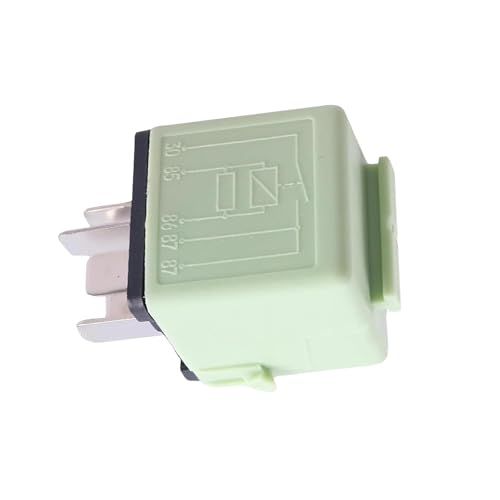 Zigeiya 5 Pin Car Fuel Pump Relay, Suspension Air Compressor Relay, Replace for OEM #61368373700,Compatible with BMW 7 Series 3 Series 6 Series 8 Series (Green)