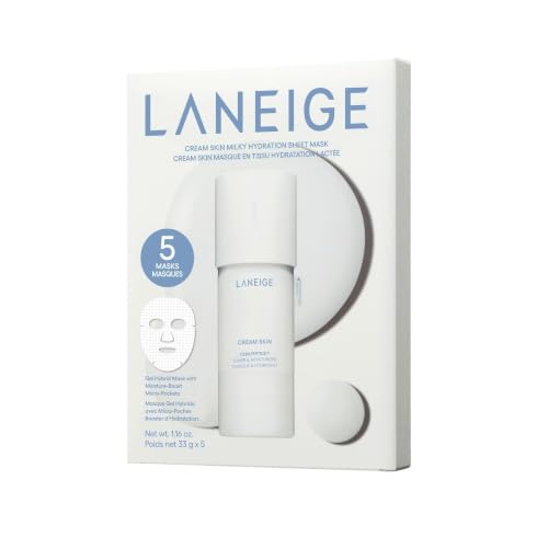 Image of LANEIGE Cream Skin Toner & Moisturizer: Lightweight Refillable Korean Milky Toner with Ceramide & Peptide for Hydration, Firming, & Barrier Support