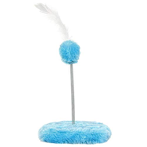 Brinquedo Arranhador Divert Cat para Gatos Cara de Gato Azul