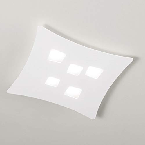 Plafonnier en aluminium taupe Ge-isotta, l'élégance d'un luminaire haut de gamme