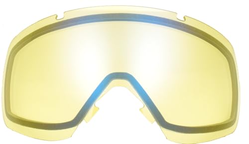 ZERO TECH BASE Outlet Compatible Replacement Lens for Smith I/O Snow Goggles Light Yellow Mirror
