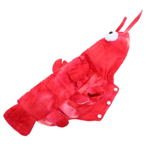 Disfraz de langosta para perro talla S rojo