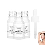 Hair Growth Inhibitor for Face, 10ml Hair Inhibitor, Facial Hair Removal Serum, Painless Hair Removal Inhibitor Slows Regrowth for Body, Face, Legs, Armpit, After Waxing Care for Women & Men (3PC)