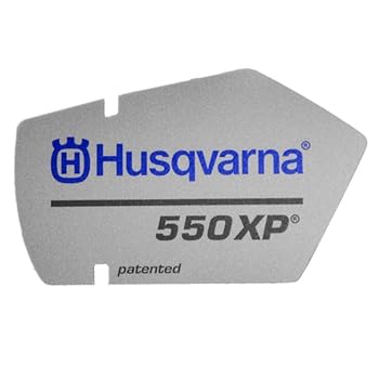 Sticker de rechange Husqvarna 550 XP adhésif pour tronçonneuse