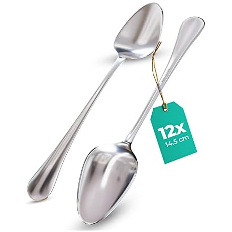 Juego de 12 Cucharitas de Café de Acero Inoxidable Cover