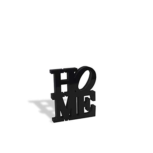 Escultura Decorativa Home, Preto