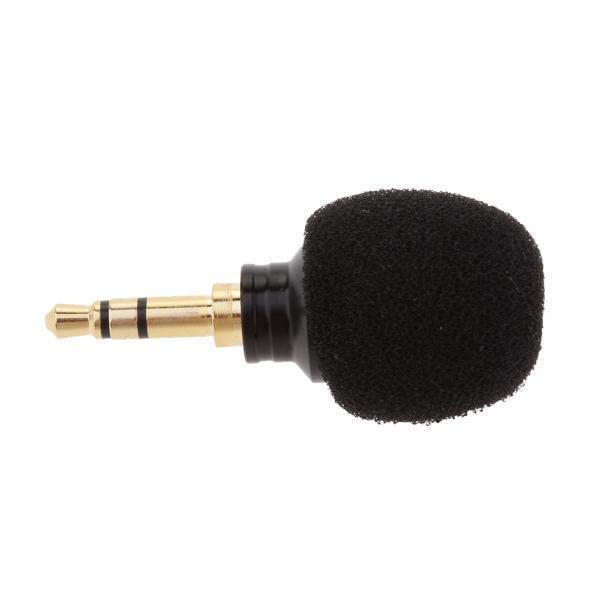 2xMini Plug in Vocal Instrument Condenser Microphone 3.5mm Mono TS Plug Black-picture-22