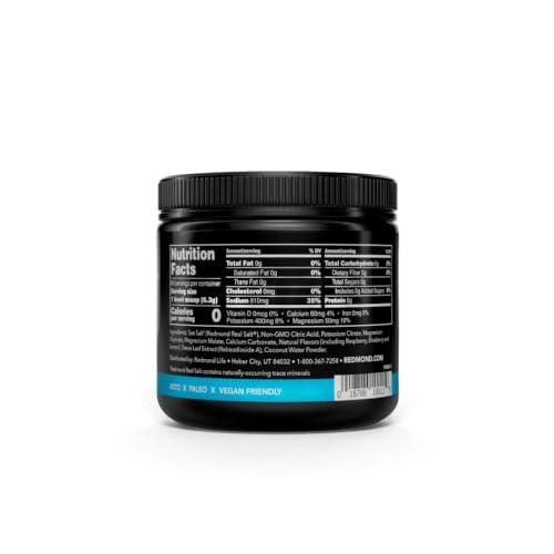 Image of REDMOND Re-Lyte Hydration Electrolyte Powder Mix (Mixed Berry) | No Added Sugar