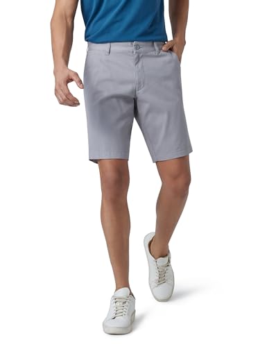 Image of XYXX Men's Element Chino Shorts | Solid Straight Fit | 100% Cotton with Dual Pockets & Plus Sizes