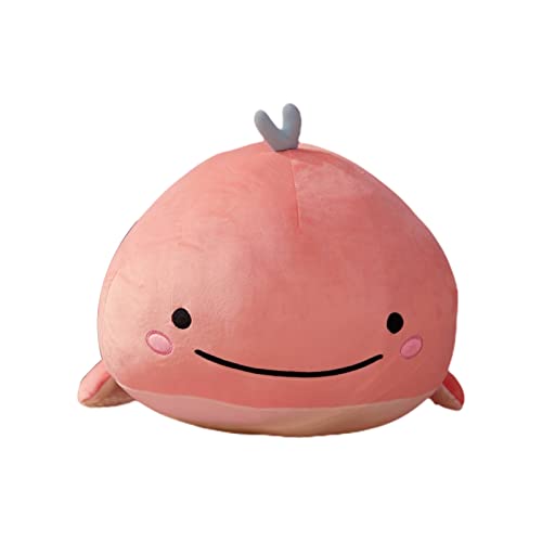 Jenpech Whale Plush Toy Lovely Sofa Ornament Soft Sleeping Accompany Plushies Stuffed Sea Life Doll Toy Plush Pillow For Lovely Boys Girls Christmas Birthday Gift Pink S #TOP13