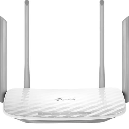 TP-Link Archer C50 AC1200 Dual Band Wireless Cable Router, Wi-Fi Speed Up to 867 Mbps/5 GHz + 300 Mbps/2.4 GHz, Supports Parental Control, Guest Wi-Fi, VPN (Black) view 1