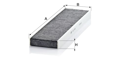MANN-FILTER CUK 4436 Cabin Air Filter with Activated Carbon by Mann Filter - Image 3
