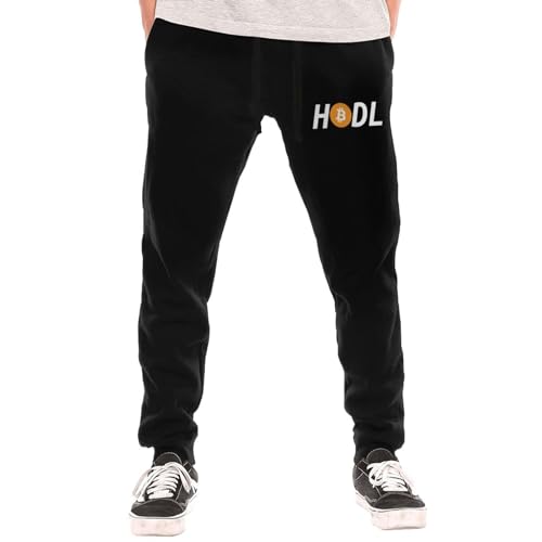 HODL Bitcoin Man's Sweatpants Basic Jogger Slacks