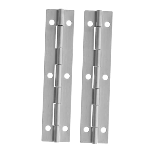 Angoily Cabinet Hardware 6 Pack Piano Hinges Long Hinge for Cabinet Doors Sturdy Stainless Steel Hinges