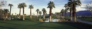 Palm trees in a golf course Desert Springs Golf Course Palm Springs Riverside County California USA Poster Print (36 x 12)