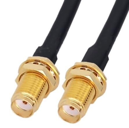 QYZLVCES(���X) LMR-240 50-4 �P�[�u�� SMA ���� SMA �I�X���X�R�l�N�^ LMR240 �����s�O�e�[���W�����p�[(30cm,SMAF-SMAF-LMR240)
