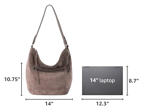 Image of The Sak Sequoia Hobo Bag - Premium Large Leather Women's Handbag for Everyday & Travel - Durable Purse With Zipper Pocket