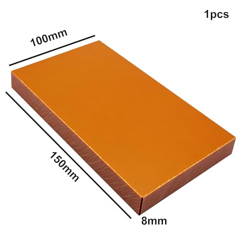 COYOUCO Bakelite Phenolic Laminated Resin Flat Plate Board Sheet, Used in Electrical and Electronic Fixtures, DIY and Crafts,150X100mm,Thickness 8-20Mm,1Pcs,8mm