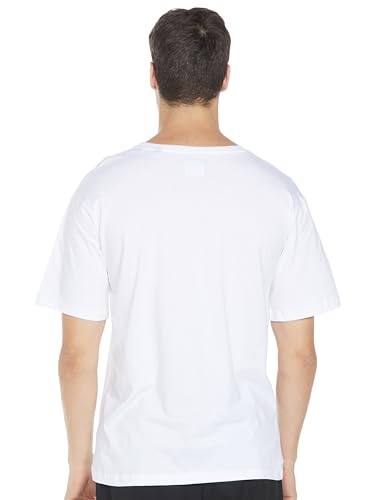 Image of Veirdo 100% Pure Cotton Drop Shoulder Oversized Baggy Fit Half Sleeve Plain Solid Round Neck Multicolor T-Shirt Combo for Men (Pack of 3) (Sizes S-2XL)