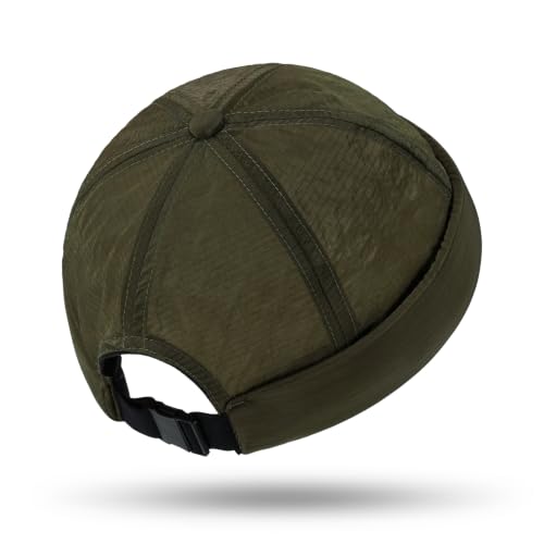 Image of CLAPE Lightweight Breathable Brimless Cap Street Casual Versatile Summer Quick Dry Docker Cap No Brim Sailor Cap Leon Cap