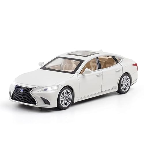 Image of 1 /32 Lexus LS 500 Model Car with Box, Zinc Alloy Pull Back Toy car with Sound and Light for Kids Boy Girl Gift?Colors as Per Stock? (Lexus LS 500 H 1:32)