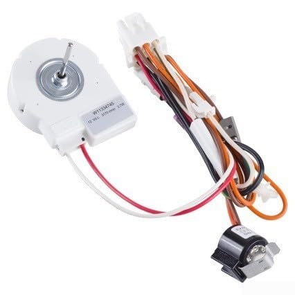 Motor de ventilador de refrigeración para refrigerador, 12 V CC, plástico y metal