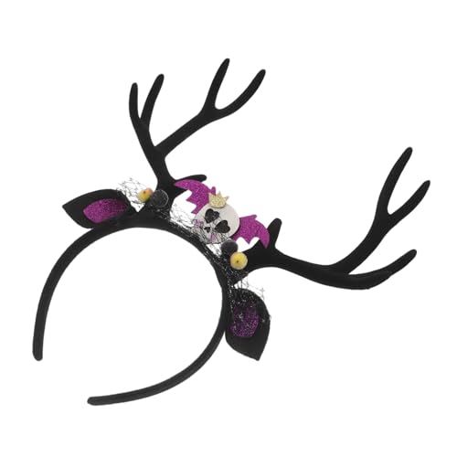 ibasenice Diadema Halloween con Alas de Encaje para Mujer Accesorio Ligero para Disfraces y Fiesta de Maquillaje Complemento Espeluznante para Carnaval y Mascarada