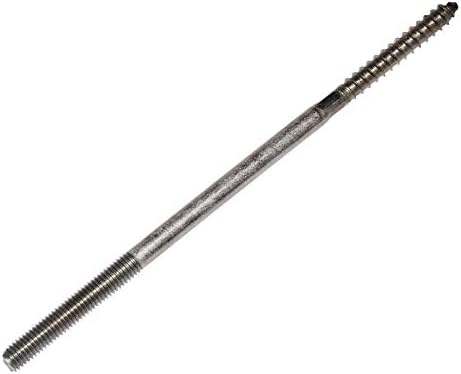 5 Stück Stockschrauben Edelstahl-rostfrei M10 x 120 mm : Amazon.de 