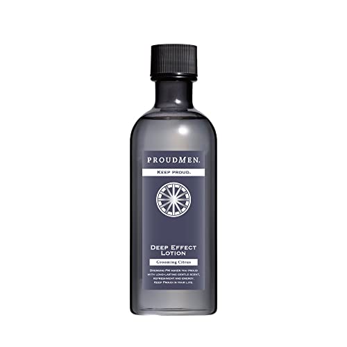 プラウドメン 化粧水 メンズ ディープエフェクトローション 200ml (グルーミング・シトラスの香り) 男性 男性用 スキンケア 保湿