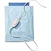 Sunbeam Heating Pad for Pain Relief | Standard Size UltraHeat, 3 Heat Settings with Moist Heat| Light Blue, 12-Inch x 15-Inch